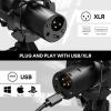 imageMAONO USBXLR Podcast Dynamic Microphone Studio Mic Kit with Volume Control Shock Mount Pop Filter Ideal for Vocal Instruments Recording Voice Over Live Streaming HD300TBlack