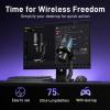 imageMAONO Wireless Gaming Microphone for PC Condenser USB Mic with Software AI Voice Change3Level Noise CancellationCustom RGB for Streaming Recording Podcast PS5 PS4 Twitch YouTube DM40 ProBlackDM40Pro Black