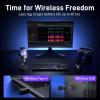imageMAONO Wireless Gaming Microphone for PC Condenser USB Mic with Software AI Voice Change3Level Noise CancellationCustom RGB for Streaming Recording Podcast PS5 PS4 Twitch YouTube DM40 ProBlackDM40Black