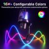 imageMAONO Wireless Gaming Microphone for PC Condenser USB Mic with Software AI Voice Change3Level Noise CancellationCustom RGB for Streaming Recording Podcast PS5 PS4 Twitch YouTube DM40 ProBlackDM40Pro Black