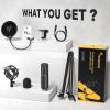 imageMAONO XLR Condenser Microphone Professional Cardioid Studio Recording Mic for Streaming Podcasting Singing VoiceOver Vocal HomeStudio YouTube Skype Twitch PM320S