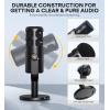 imageMAONO XLR Podcast Dynamic Microphone Cardioid Studio Mic with Boom Arm for Vocal RecordingStreamingGaming Voice Isolation Technology Metal Mic Works for Audio Interface MixerPD100SPD100 XLR Microphone