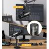 imageMAONO XLR Podcast Dynamic Microphone Cardioid Studio Mic with Boom Arm for Vocal RecordingStreamingGaming Voice Isolation Technology Metal Mic Works for Audio Interface MixerPD100SPD100 XLR Microphone