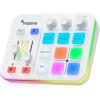 imageMAONO Gaming Audio Mixer Audio Interface with Propreamp RGB Bluetooth 48V Phantom Power for Live Streaming Podcasting Content Create Gaming MaonoCaster G1 NEO WhiteWhite