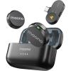 imageMAONO Wireless Lavalier Microphone for iPhone 1615AndroidTablet USB C Plug Mini Mic with 48KHz 24Bit 300m Range Voice Filter Noise Cancellation 30H Use for Video Recording Streaming  Wave T5USB TypeC