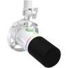 imageMAONO XLRUSB Dynamic Microphone RGB Gaming Mic with Software Mute Gain Knob Volume Control and Headphone Jack for Streaming Podcasting RecordingPD200X BlackWhite