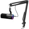 imageMAONO XLRUSB Gaming Microphone Kit Dynamic PC Mic for Streaming Podcasting Software Support Mute Button Gain Control RGB Computer Mic with Boom Arm Stand for Recording PS4PS5 PD100XS Blackblack