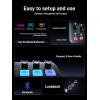 imageMAONO Gaming Streaming Equipment Bundle Audio Interface Mixer and XLR Dynamic Mic RGB Noise Reduction Live Streaming Podcasting MaonoCaster PD200XSampampG1 NEOPD200XS  G1 Neo  MH601