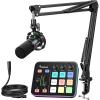 imageMAONO Gaming Streaming Equipment Bundle Audio Interface Mixer and XLR Dynamic Mic RGB Noise Reduction Live Streaming Podcasting MaonoCaster PD200XSampampG1 NEOPD200XSG1 NEO