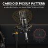 imageMAONO Condenser Microphone with 25mm Large Diaphragm Professional Cardioid Studio Condenser Recording Mic with 35mm XLR for podcasting Streaming Singing Vocal HomeStudio AUPM325T