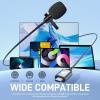 imageMAONO USB Lavalier Microphone with Headphones Jack Omnidirectional Computer Lapel Clip Mic for Recording Gaming Streaming Podcasting YouTube Skype PC Laptop Mac AUUL20UL11