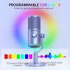 imageMAONO Gaming USB Microphone Programmable Condenser Mic with RGB Lights Mute Gain Zero Latency Monitoring Volume for Streaming Podcasting Twitch YouTube Computer PC PS4 PS5 DM30