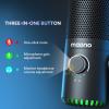 imageMAONO Gaming USB Microphone for PC Computer Mac Condenser Mic for Recording Streaming Podcasts Twitch YouTube Discord with RGB Lights Mute Gain Volume Software Adjust Headphone Output