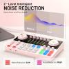 imageMAONO Podcast Equipment Bundle Audio Interface mixer with Dual XLR Input for Podcast Streaming  MaonoCaster E2 GEN2PD100MH700E2 GEN2 PINK