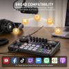 imageMAONO Podcast Equipment Bundle Audio Interface mixer with Dual XLR Input for Podcast Streaming  MaonoCaster E2 GEN2PD100MH700E2 Gen22 PD1002 MH700
