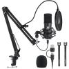 imageUSB Microphone Kit 192KHZ24BIT Plug amp Play MAONO AUA04 USB Computer Cardioid Mic Podcast Condenser Microphone with Professional Sound Chipset for PC Karaoke YouTube Gaming Recording Renewed