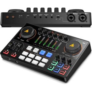 imageMAONO Podcast Equipment Bundle Audio Interface mixer with Dual XLR Input for Podcast Streaming  MaonoCaster E2 GEN2PD100MH700E2 Gen 2